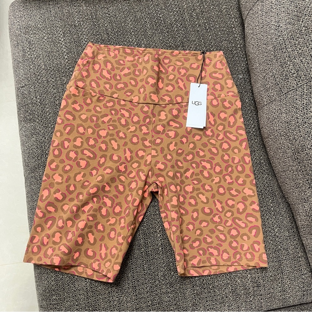 UGG Biker Short Rilynn Animal Print Size L